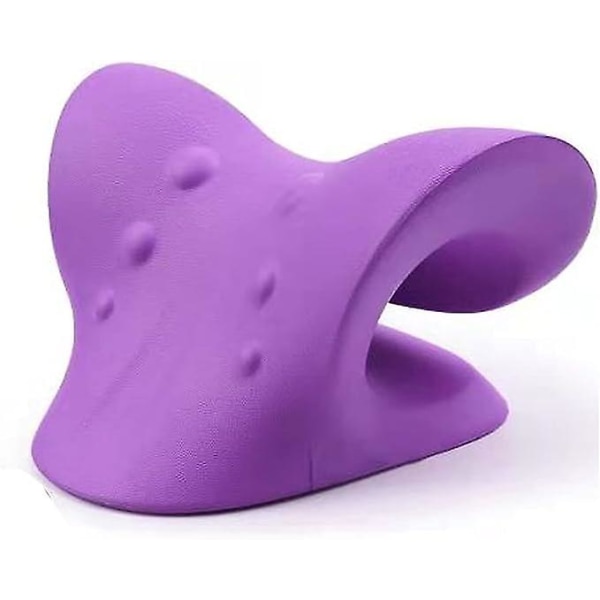 Neck stretch massager purple