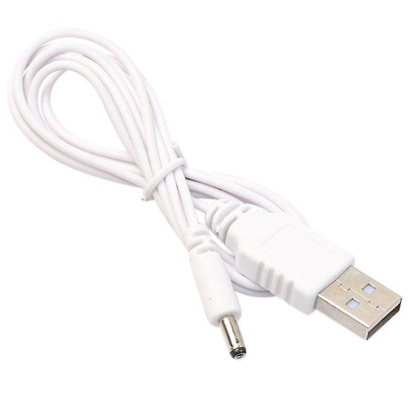 USB laddkabel till Foreo Luna 3 Ansiktsrengöringsborste Bly Vit