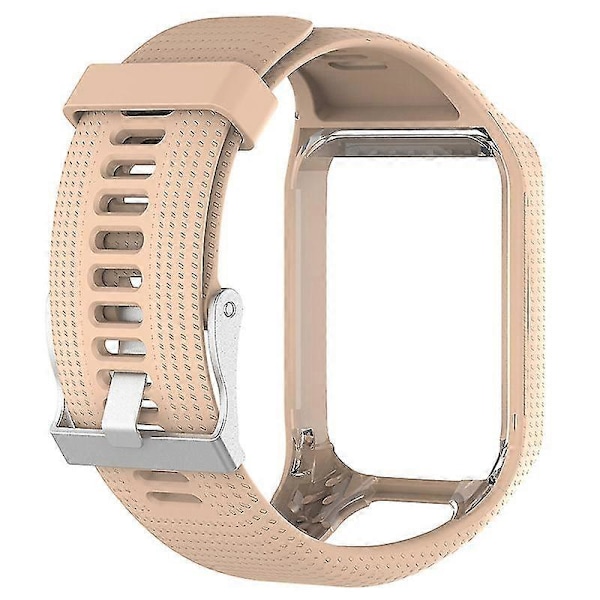 Silikon Erstatning Klokkebånd Armbånd Stropp For TomTom 2 3 Serie Runner 2 3 Spark Serie Golfer 2 Adventurer GPS Klokke Khaki