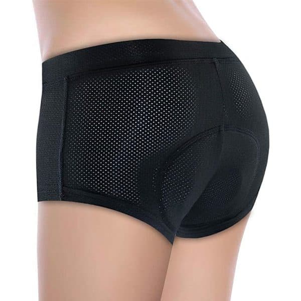 Cykelshorts til kvinder, 3D-polstret, åndbart mesh, MTB-cykelbukser L L
