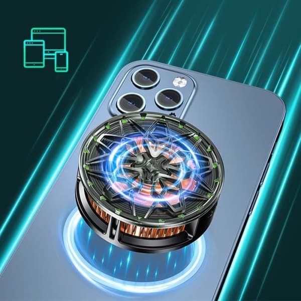 Telefonkøler, Gaming Telefonkøler, N6 10W Genopladelig USB Bærbar Køler