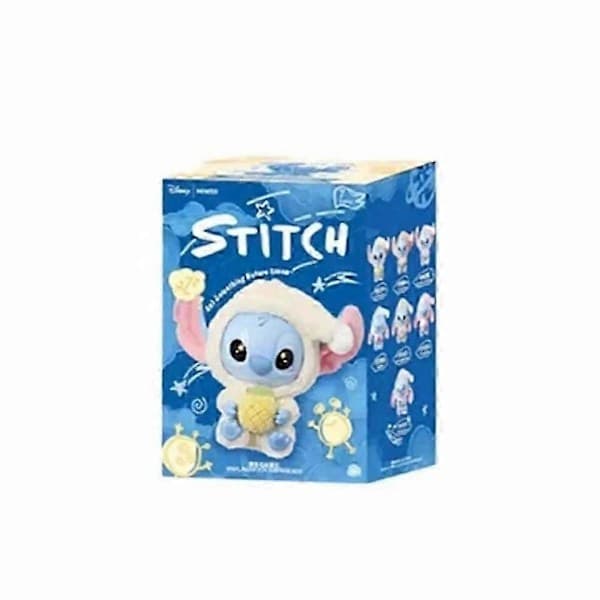 Ny Miniso Stitch Spis Noget Før Søvn Serien Vinyl Figur Blind Box
