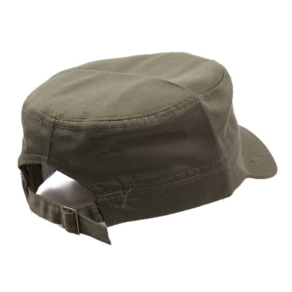 Grøn Army Cap - Flad Army Cap Militær Cap grøn one size