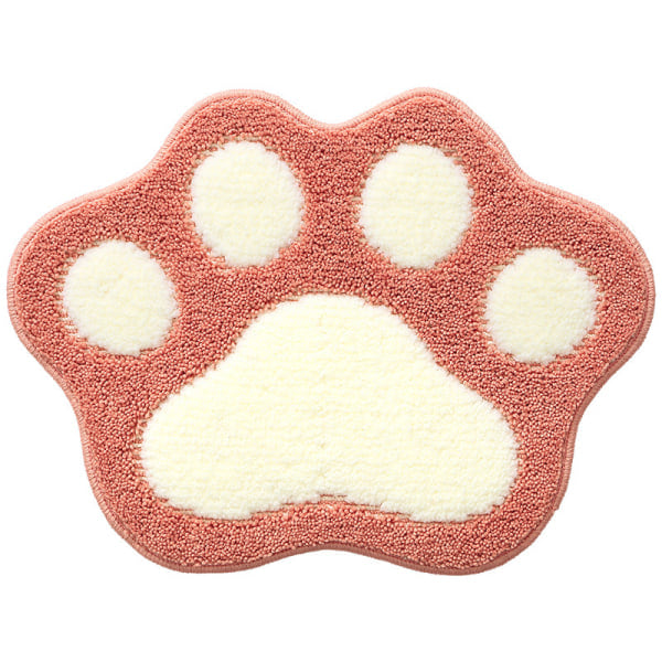 Tassformade badrumsmattor Vattenabsorberande halkfria (Rosa)