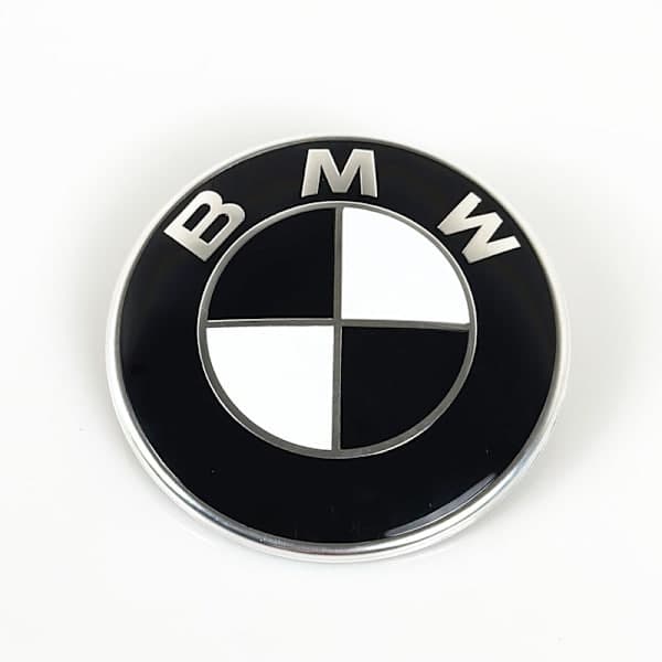 BM-W Emblem Hjelm Logo til monokrom 82mm monokrom 82mm