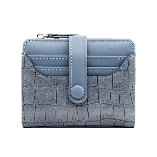 Lille pung, bifold kortholder BLÅ-KK1-{HH} Blå Blue