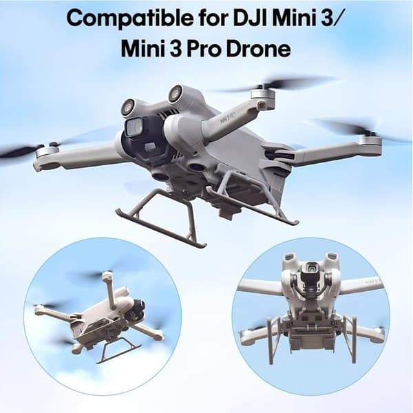 Landningsställ för Mini 3 Pro - För DJI Mini 3, Mini 3 Pro drönartillbehör - Avancerat landningskit - Snabbfäste - Team