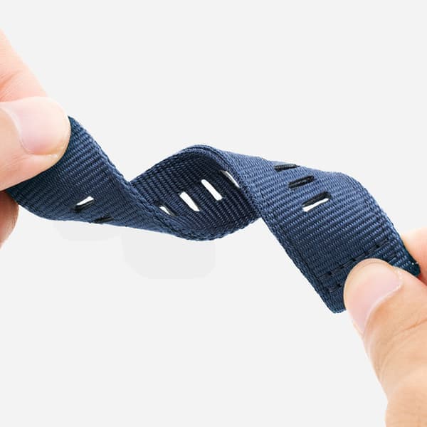 Kompatibel med Garmin Forerunner 255/265/245 smartwatch nylonarmband (blå) Blå M M