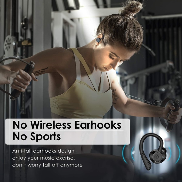 Bluetooth hörlurar Sport G4-hörlurar Wireless Jogging 5.0 Ipx7
