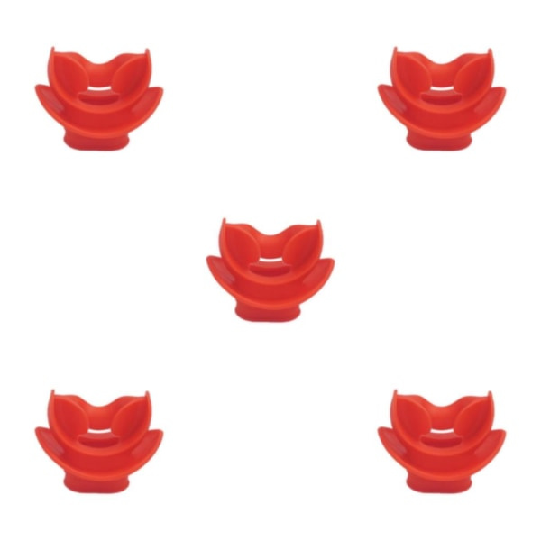 1/2/3/5 sukelluspaineensäädin ja snorkkelisuutin punainen 5.1x5cm 5 sarjaa Red 5.1x5cm 5Set