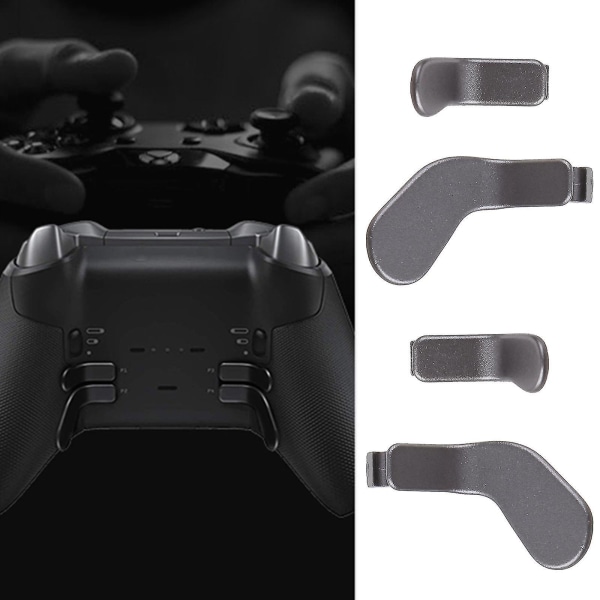 4 stykker svarte knapper for Xbox-one Elite 2-kontrollertilbehør