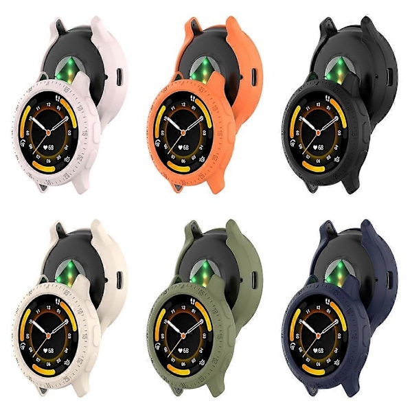 Fleksibelt Silikone Etui Trend Beskyttende Cover Tynd Bezel Beskyttelse til Venu 3/3S Starlight color 3S