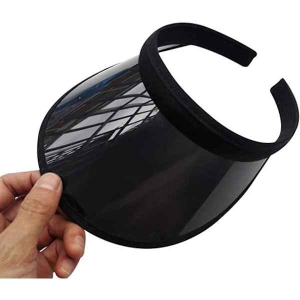 Solskydd keps UV-skydd hatt keps solhatt sport transparent hatt huvudbonad för kvinnor män golf tennis cykel