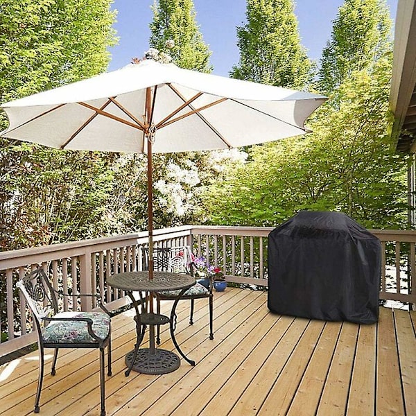 Vandtæt grillbetræk 170 x 61 x 117 cm Sort