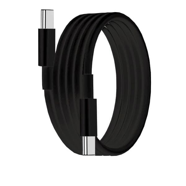 2M Oplader til Samsung - Hurtigoplader - USB-C Oplader - Kabel_jar Sort