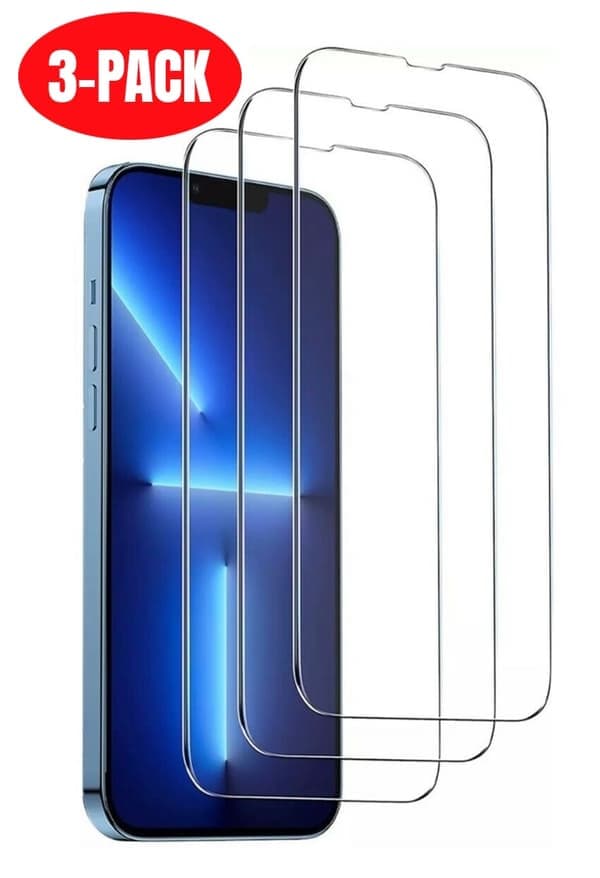 [3-PACK] Kompatibelt skärmskydd i härdat glas för iPhone 13 Pro Max 60