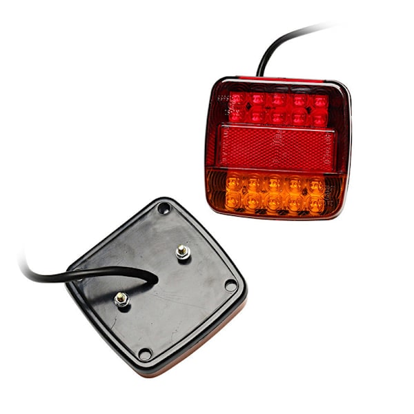 Trailer Lastbil 20LED Baglygte Bremse Stop Blinklys Indikator One Size