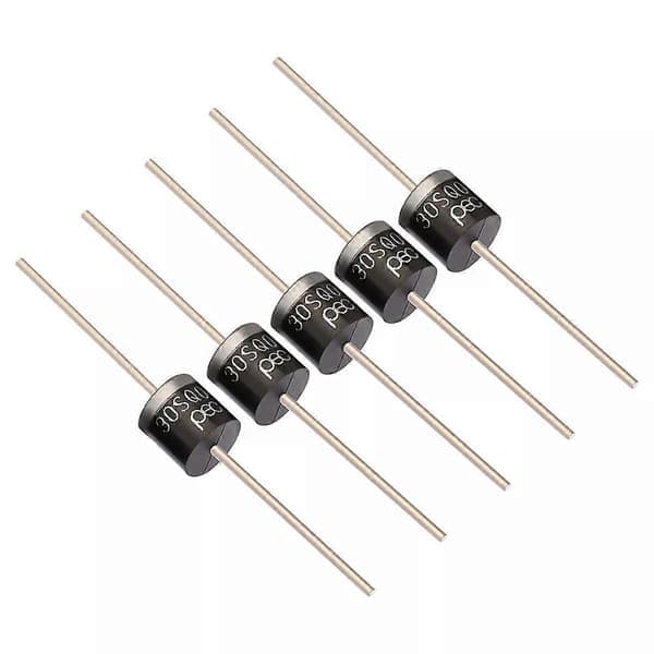 5 stk. 30SQ045 Schottky dioder 30A 45V solcelle bypass / blokeringsdioder