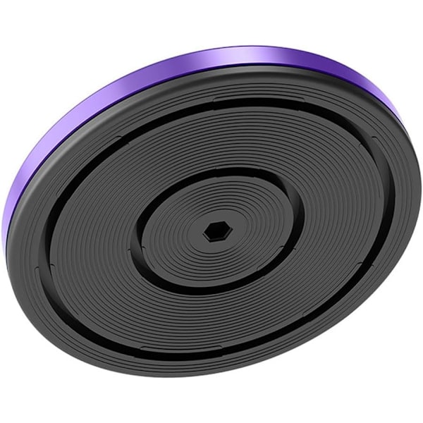 Twist Waist Disc Balance Board with Drawstring - Body Shaping Waist Twisting Disc - Fitness Turntable for Home Workout Purple with rope