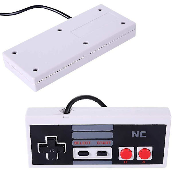 Klassiska Nes-kontroller för Nes 8-bitars underhållningssystem konsol kontrollpanel (2 st) snngv