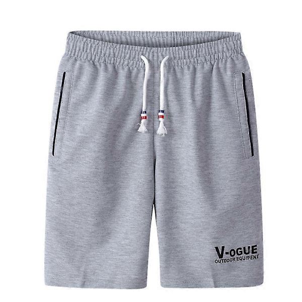 S-6XL Miesten shortsit Kesä Nopea kuivatus Urheilushortsit Miesten rantashortsit Joustavat miesten collegehousut slate gray 4XL