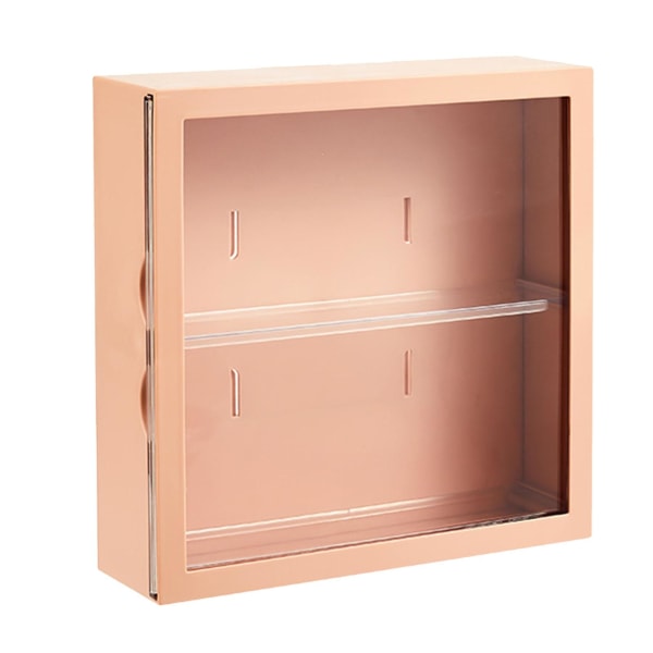 Vægmonteret udstillingsmontre Blind Box Figurer Display Case Håndværk Opbevaringsdisplay Stativ Støvfri Dukke Legetøjsopbevaringsboks Milk Coffee