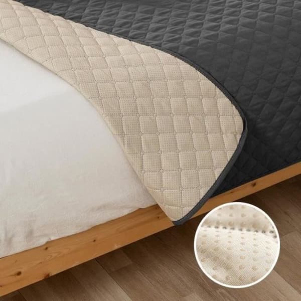 Vanntett hundeteppe - 100x127 cm - Sklisikkert - Sofabeskyttelse - Svart