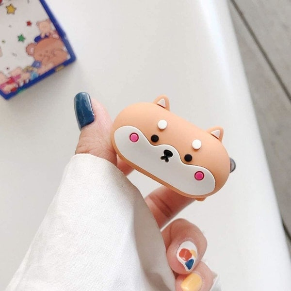 Kompatibel med Airpods 3:e generationen 2024, 3D sött hundfodral