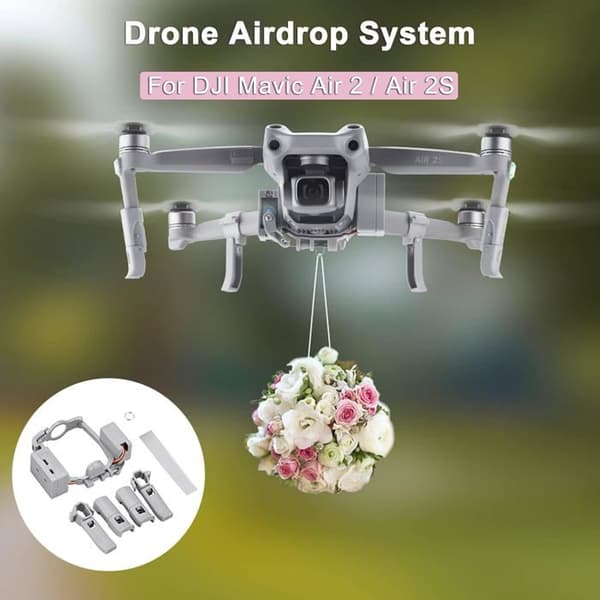 Mavic Air 2S Airdrop-system drönarkastare drönar-droppsystem leverans- och transportenhet med landningsställ