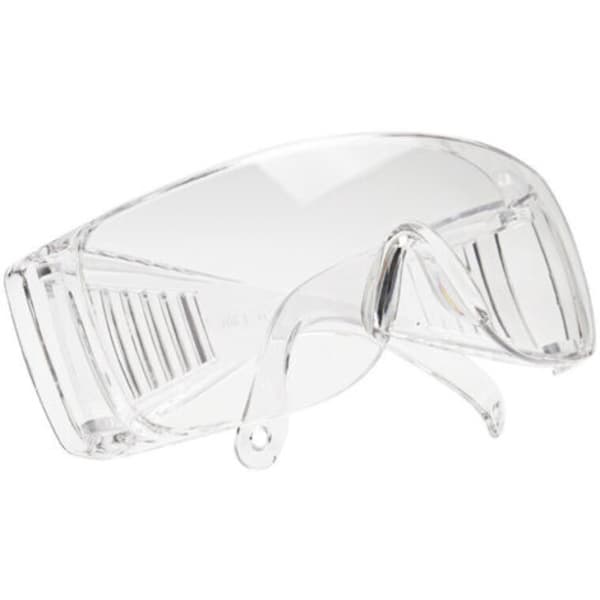Sikkerhedsbriller til brillebrugere – UV- og vindbeskyttelse – Ridsefast polycarbonat – PPE-standard