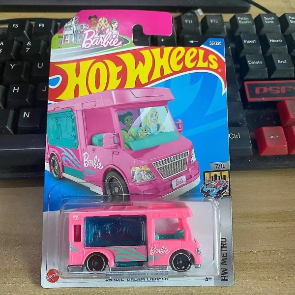 Hot Wheels Barbie Dream Camper - Rosa Hw Metro Formgjuten Leksak Legering Bilmodell Leksak Barn Present C4982-56/250
