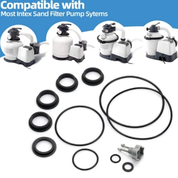 AppliaFit O-ring sæt kompatibelt med Intex 25013 til Intex sandfilter A1