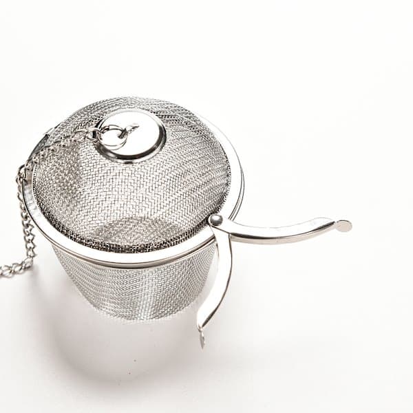 Praktisk Te Boll Krydda Sil Mesh Infuser Filter Rostfritt Stål Silver 45mm 45mm
