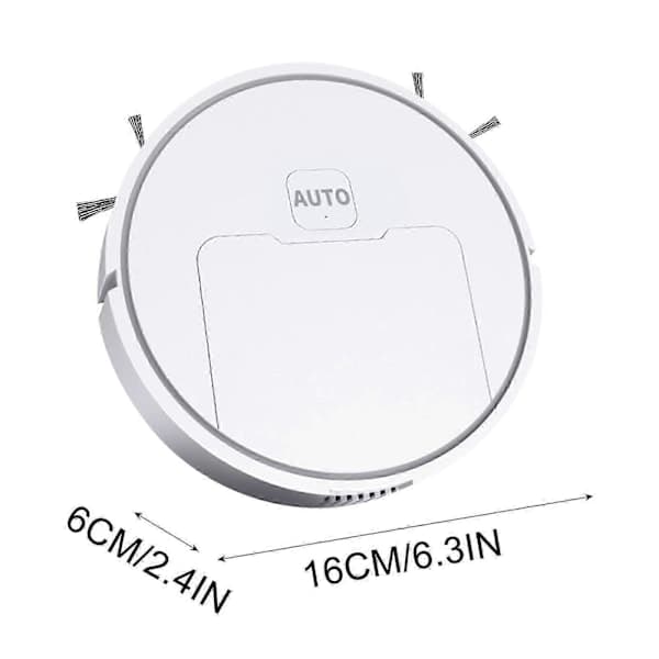 3-in-1 Moppausrobotti-imuri aikataululla Wi-Fi/sovellus Itselataava robotti-imuri Flye242583 White