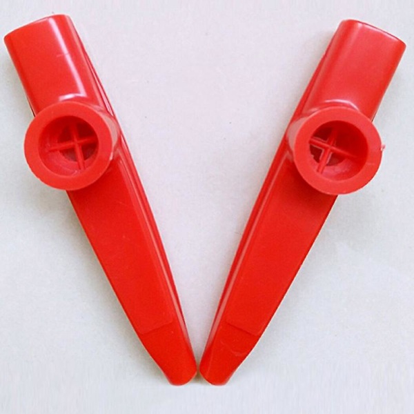Kazoos-musikinstrument i plast med Kazoo-flöjtmembran för present, pris och festfavoriter 5 C