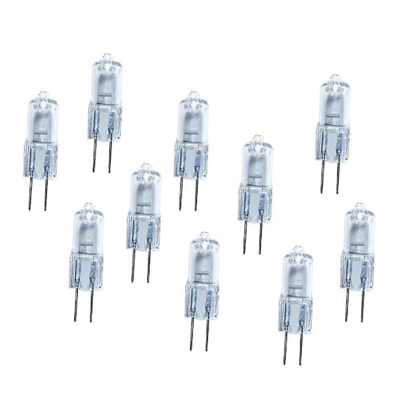 10st Super Bright G4 12v 50w Volfram Halogen Baslampa Ljus 10w