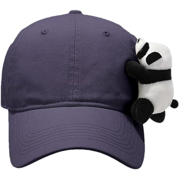 Cartoon Baseball Cap, Panda Hat,Women Baseball Cap Cartoon Panda - Women Hats, Cute Adjustable Baseball , blue navy