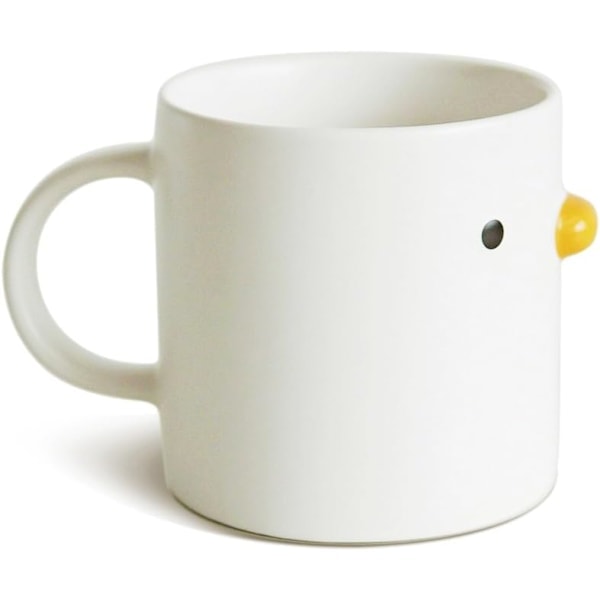 Sjov kylling kaffekrus, håndlavet glasur and kop, sikkerheds keramik mælk latte krus, 400ML sød te kop. Bedste gaver til kaffe- og teelskere