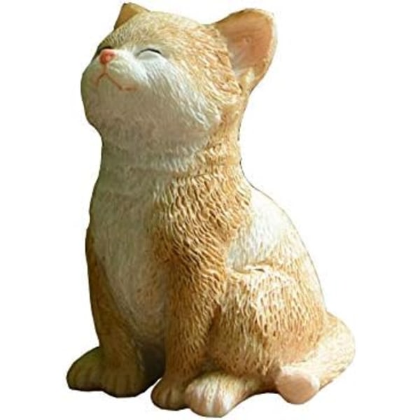 Miniature Fairy Garden Cat Figurine - Smil til livet Kattestatue