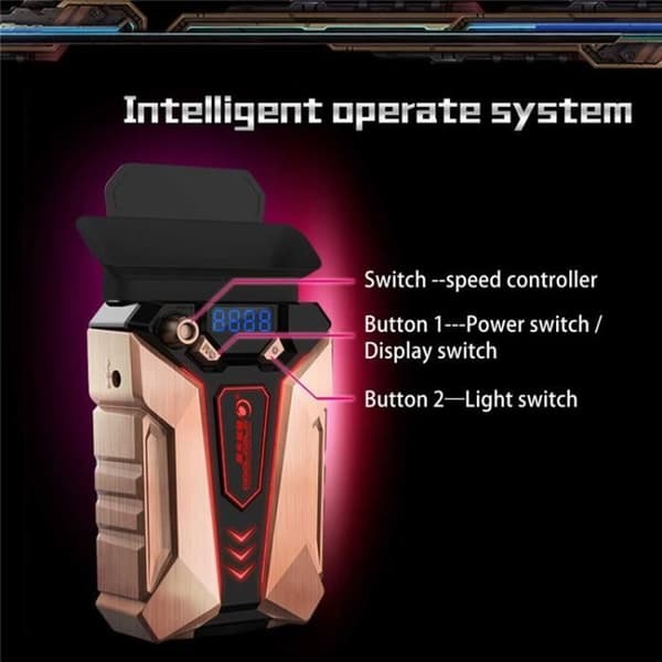 COOLCOLD Ice Magic 7 kannettavan tietokoneen jäähdytin 5V LED-tuuletin ja teline