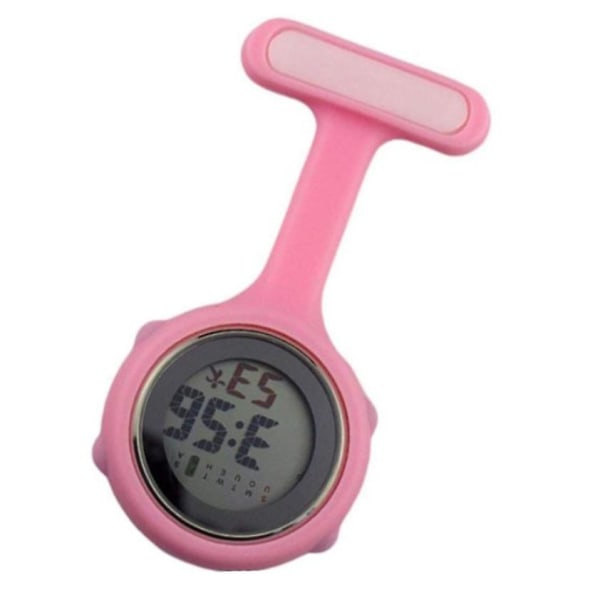 Färgglad multifunktion digital silikongummi sjukskötersklocka watch