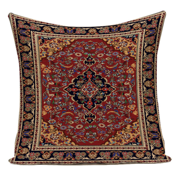 4 örngott akvarellmönster kakel och orientalisk retro kvadrat