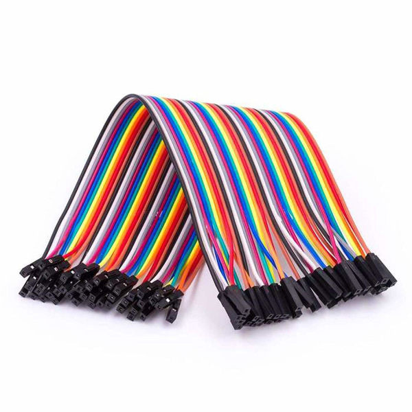 Breadboard Jumper Wire Cable 40 Pin naaras-naaras F2F nauhakaapelit yhteensopivat Arduino ja Raspberry Pi, mukaan lukien e-kirja!