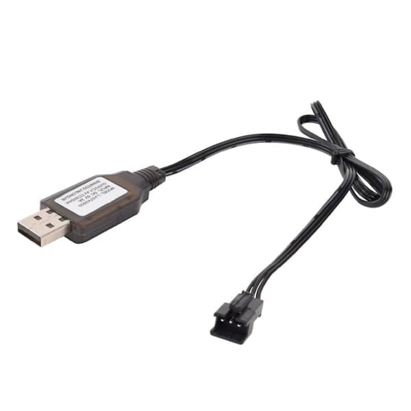6.4V/7.4V Oplader Li-ion Batteri Sm-3p til Fjernstyret Legetøj