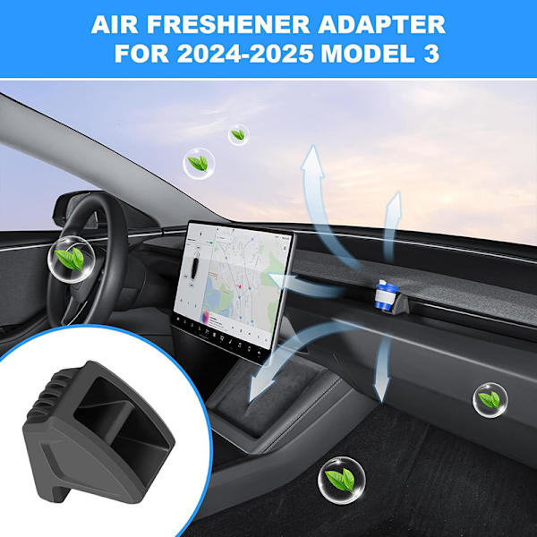 Luftfräschare Adapter Designad För Model 3 2017-2025 Model Y Ju 2ST