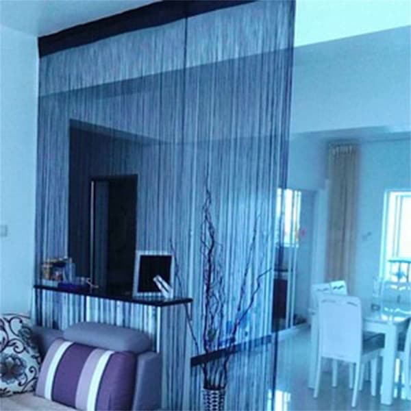 Stringgardin Hengende perlegardiner MØRKEBRUN - Perfet dark brown