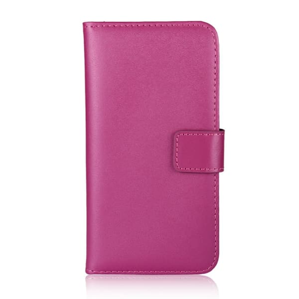 Samsung A50 - Äkta Läderfodral Pink Rosa