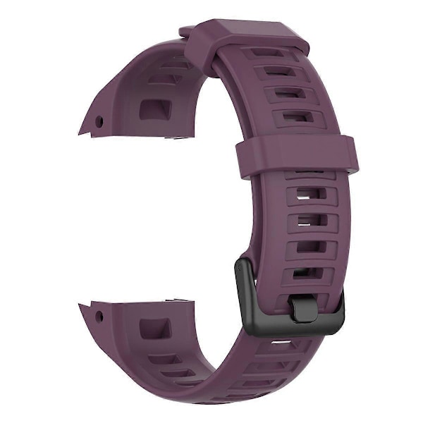 Silikon Armband för Garmin Instinct Tactical/Instinct Tide/Instinct 2/Instinct Armbandsrem med Svart Spänne Purple