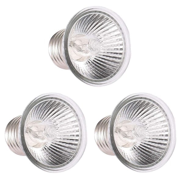 25W varmelampe UVA UVB varmelampe varmelampe (lampe*3)