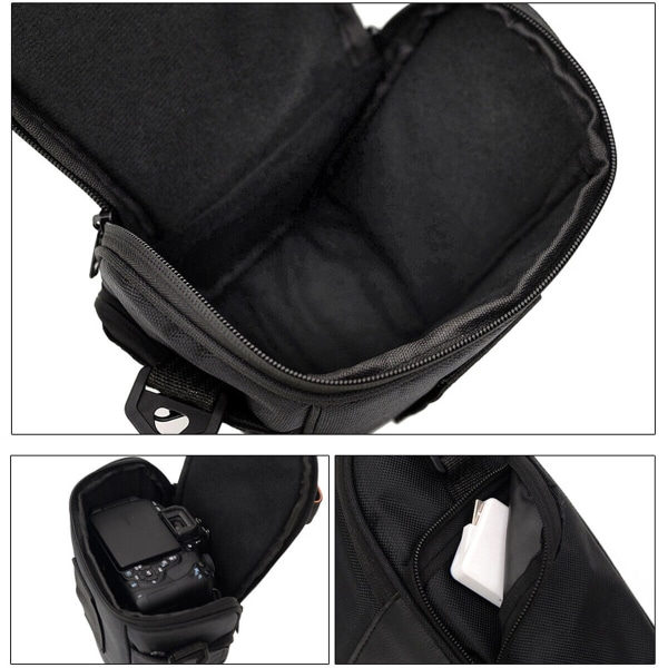 Vanntett deksel for digitalkamera SLR DSLR for Nikon for Canon Black
